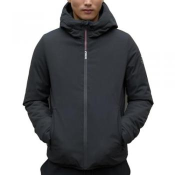 Ecoalf Cartes Sustainable Black Puffer Jacket for Men XL