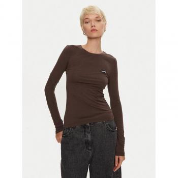 Rotated Brown Jersey Long Sleeve Tee – Size S