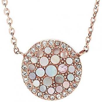 Pendentif Fossil Femme Vintage Acier Doré Rose JF01740791