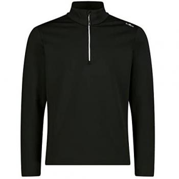 CMP Fleece Uomo Stretch Nero e Bianco