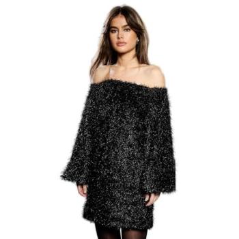 Black Tinsel Mini Couture – Size 10