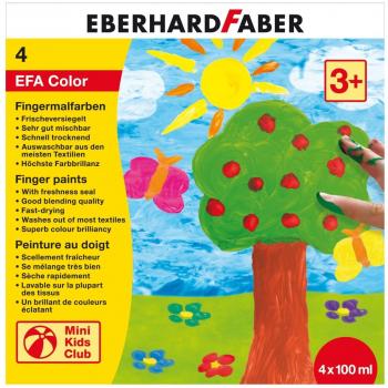 4-Color Finger Paint Kit