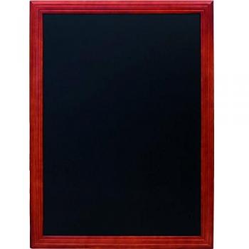 Securit Kreidetafel UNIVERSAL, Holzrahmen, mahagoni