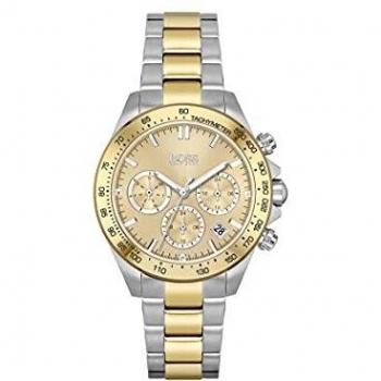 BOSS Novia silver/guld kronograf