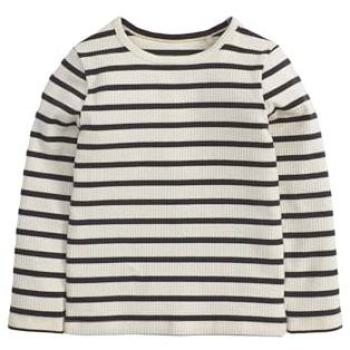 Silkstripe Long‑Sleeve T‑Shirt