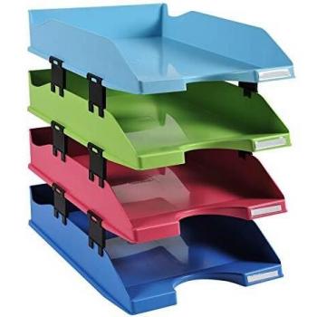 Set de 4 corbeilles à courrier Exacompta 1928