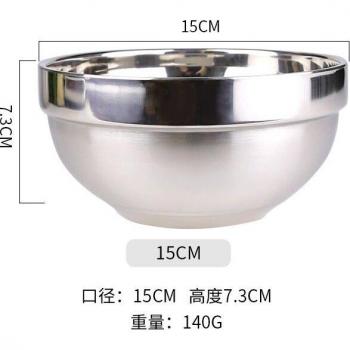 Eco-Friendly Double Layer Kitchen Bowl