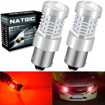 NATGIC BAU15S 1156 7507 PY21W Lente Proyector Rojo