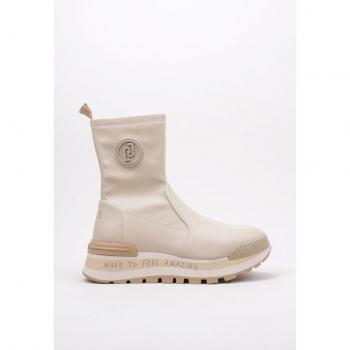 LIUJO Bottines Amazing 22 Beige avec Logo 37 femme