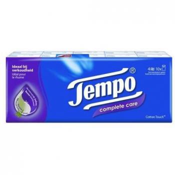 Tempo Zakdoekje complete care 10 stuks