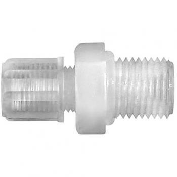 PFA‑Gerader Riegler Einschraubanschluss G 1/4 a. – 8–10 mm Schlauch