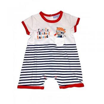 Pagliaccetto bimbo neonato Yatsi bianco blu 3 m