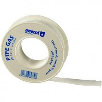 Cinta de PTFE para Gas 12 m 12 mm 0,1 mm