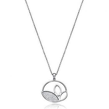 Colgante Viceroy Chic de acero con diseño de hojas