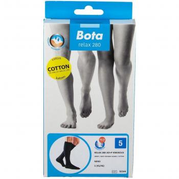 Bas à jarret en coton Noir N5 – Botte Relax 280 Coton