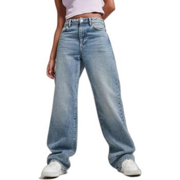 Jean large Superdry femme en coton biologique