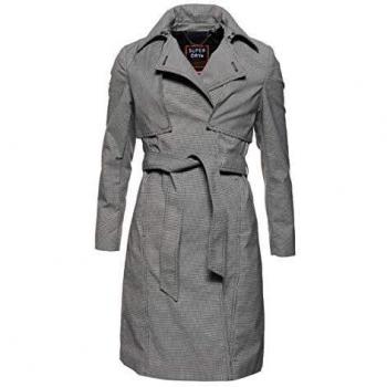 Dogstooth Superdry Sirena Trench Parka für Frauen M