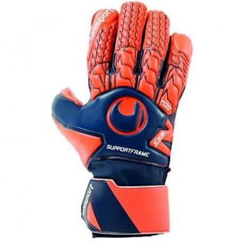 Uhlsport Next Level Soft SF Rettungs-Handschuhe Marine/Fluo Rot 10,5