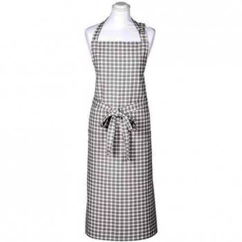 Portland Check Apron (Dove Grey) – Walton & Co Edition