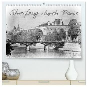 Paris Premium Wandkalender 2024 DIN A2 quer