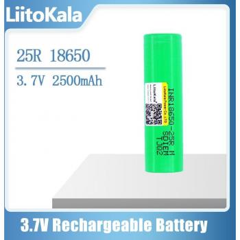 Batería de Litio 18650 LiitoKala 2500mAh 3.7V