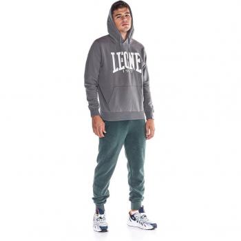 Leone 1947 Felpa Big Logo in Grigio Chiaro L