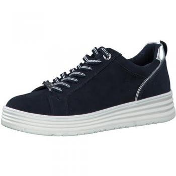 Women's Navy Strike Trainers by Marco Tozzi