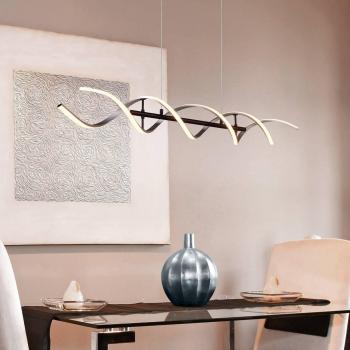Trio Lighting Sequence Sospensione LED con Dimmer e CCT, in Alluminio