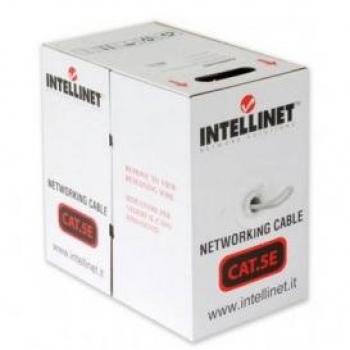 Bobina Intellinet de Cable Cat5e UTP, 305 Metros, Color Gris