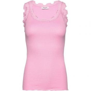 Rosemunde Babette Silk – Feiner Rippentextur, Seidenmix, Damen-Tanktop, Pink