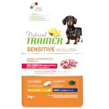 Cane Sensibile Natural Trainer No Gluten Small/Toy Coniglio – 2 Kg