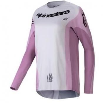 Alpinestars Maglia Cross Donna Stella Techstar Melt Blush Nero