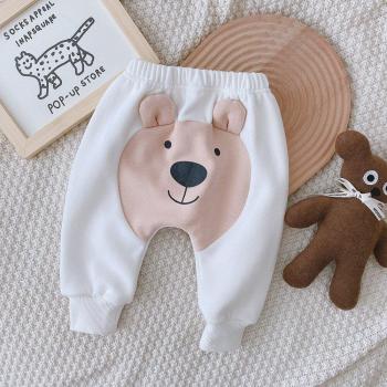 Novedad: pantalones de terciopelo con diseños animados 0-2 años