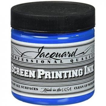 Blue Opaque Jacquard Printing Ink (4 oz)