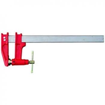 Serre-joints OUTIFRANCE : modèle à pompe, pour une capacité de serrage de 1000 mm et une largeur maxi de 120 mm