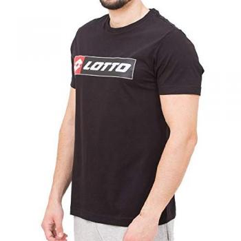 Lotto Herren T-Shirt mit Logo Schwarz