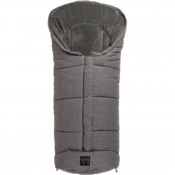 Kaiser Jooy Kinderwagen-Fußsack meliert, anthrazit