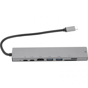 USB-C Hub mit 8 Anschlüssen und Gigabit LAN