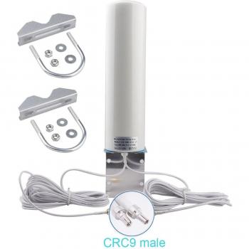 Antena WiFi 4G LTE 5m CRC9 12dBi Omni