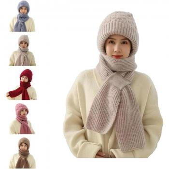 Chapeau Écharpe Hiver Chaud