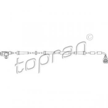Sensore di controllo ABS TOPRAN 110 491