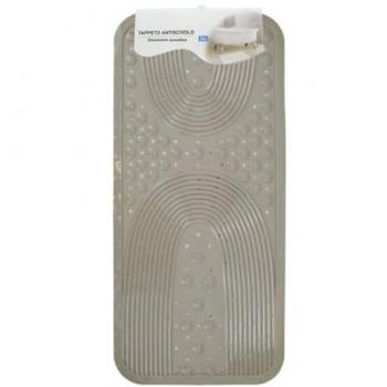 Tappeto Antiscivolo Cleafe Tortora 42x90cm per Doccia