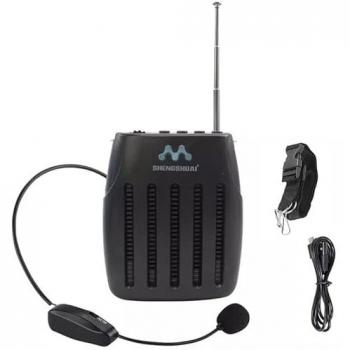 Altavoz amplificador de voz con radio FM y micrófono