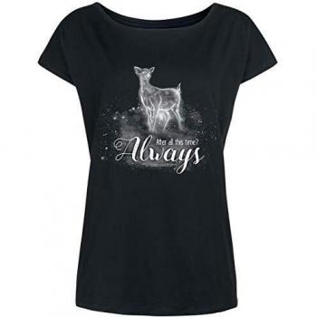 Camiseta Mujer Harry Potter Always Color Negro XXL