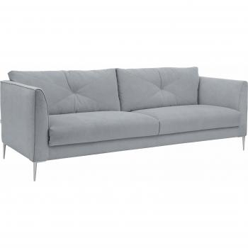 Guido Maria Kretschmer 2,5-Sitzer Sofa Lille, silbergrau