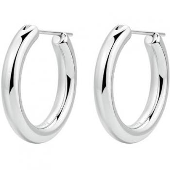 Boucles d'oreilles en acier créoles Aura Brosway