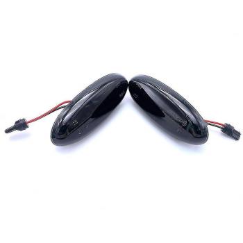 Indicador de giro LED secuencial para Alfa Romeo 323 (1998-2003) en negro