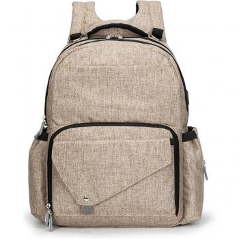 Bolso pañal multifuncional para papás Super Milk Dad