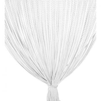 Tenda Mariel® Soffice – Materiale a perline, antirumore, colore bianco ghiaccio