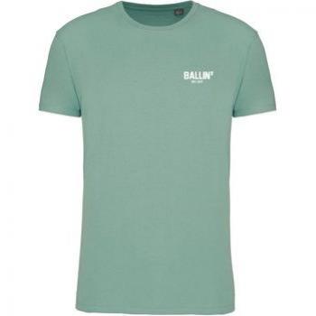 T-shirt Ballin 2013 Vert avec Imprimé Arrière